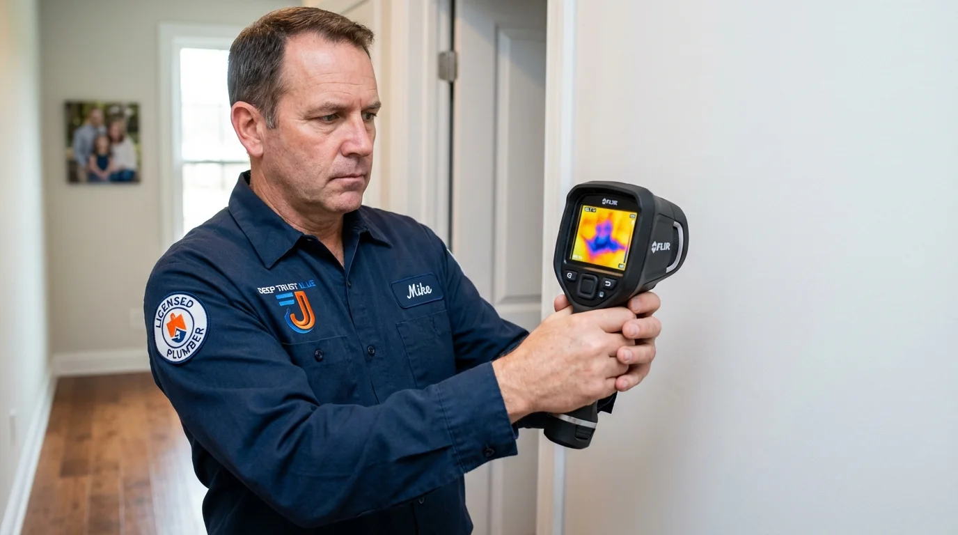 Thermal imaging leak detection by Johns Plumbing LLC in Eufaula